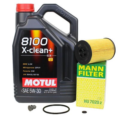 MANN ÖLFILTER +5l 5W-30 FÜR AUDI A3 A4 A6 Q3 Q5 SEAT SKODA VW GOLF 1.6 2.0 TDI