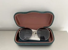 GUCCI GG0881SA-001 Women's Round Sunglasses Gold Brown Tortoise Havana/Grey 59mm