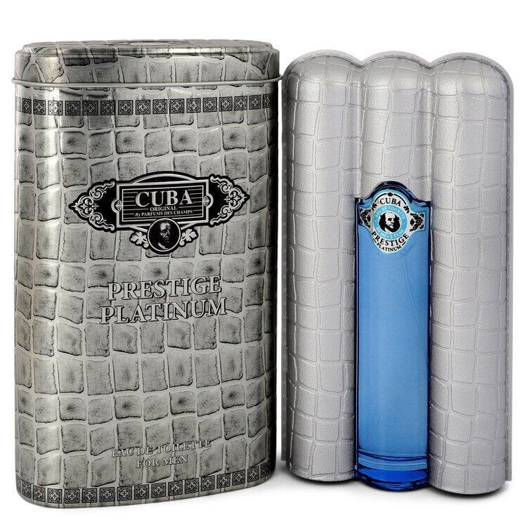 CUBA PRESTIGE PLATINUM FOR MEN 90ML EAU DE TOILETTE SPRAY BRAND NEW & SEALED - Image 2