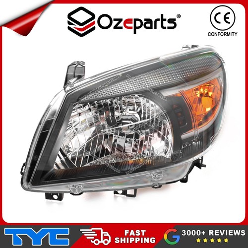 TYC LH Left Head Light Lamp (Black) For Ford Ranger PK 2009-2011 - Picture 2 of 4