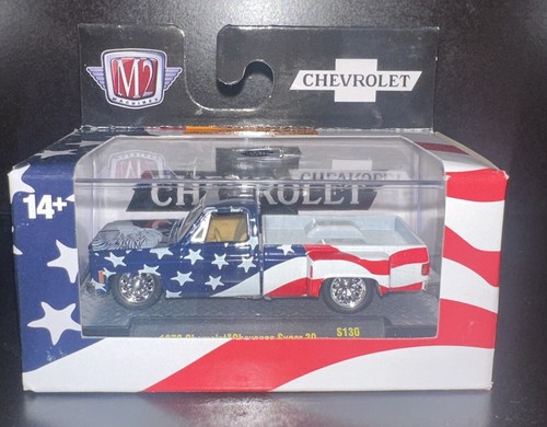 M2 Machines 2024 O’Reilly Exclusive Fourth of July Chevy Cheyenne Super 30