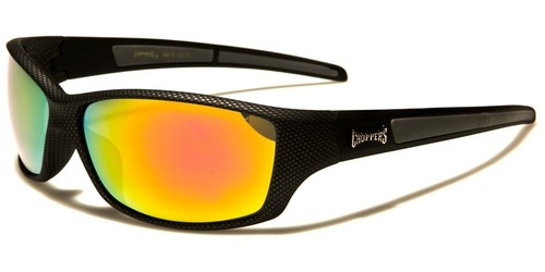 New Choppers Carbon Fiber Print Frames Men's Wrap Sunglasses - Bild 4 von 4