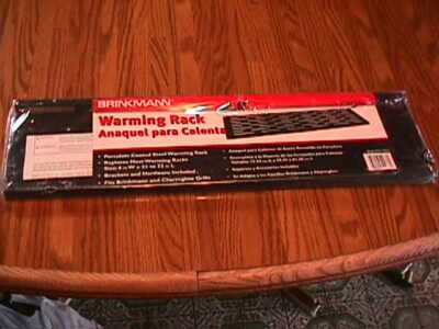 NEW BRINKMANN WARMING RACK 812-7130 S ADJUSTABLE 23''- 32'' PORCELAIN STEEL