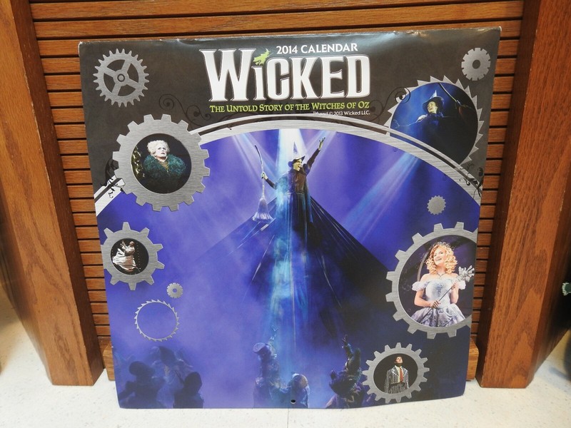 2014 Wizard of Oz Wicked Calendar