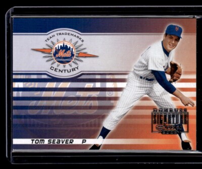 2003 Donruss Signature Series Team Trademarks #'d/100 * Tom Seaver * #TT-35 HOF