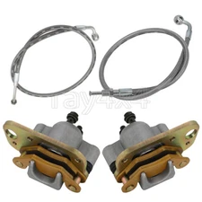 Front Brake Calipers & Hose Lines for 2005-2009 Polaris Trail Boss 330 1910868 