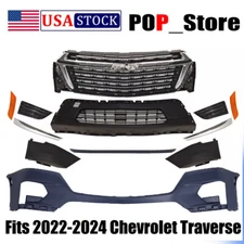 Front Bumper Cover Assembly for Chevy Traverse kit Grille Set 2022-2024 86514578