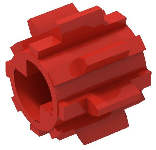 ☀️ NEW LEGO Technic, Gear 8 Tooth with Dual Face without Friction x20 RED - Picture 2 of 2