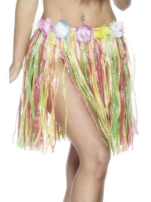Elastic waist top hula skirt