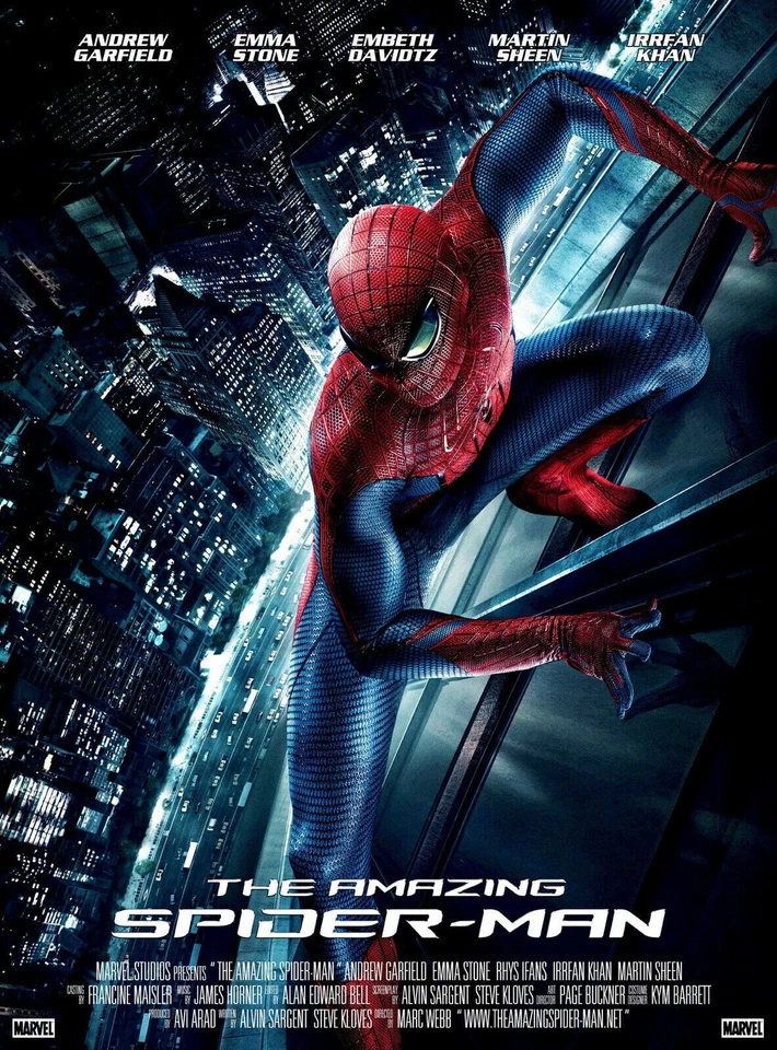 THE AMAZING SPIDER-MAN 11"x17" MOVIE POSTER PRINT #2 Andrew Garfield Emma Stone