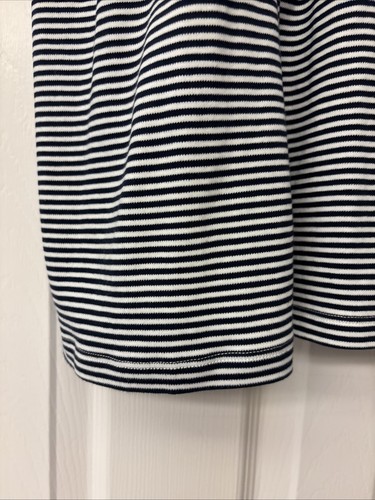 NWOT Squiggles Knit Sundress. Size 10/12. Blue, White Red. Crisscross Back. - Picture 2 of 7