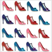 Jolee's Boutique Pumps Repeats 3D Gem Stickers, NEW