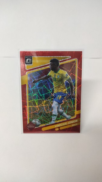 Vinicius Junior Red Velocity Panini Donrus Road to Qatar