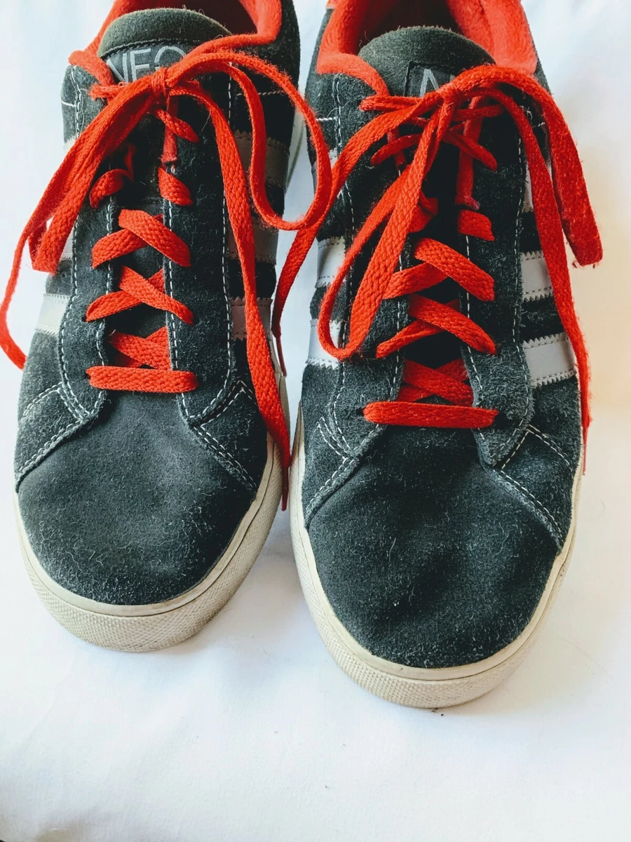 Adidas NEO sneakers Black Red shoes men Size 10