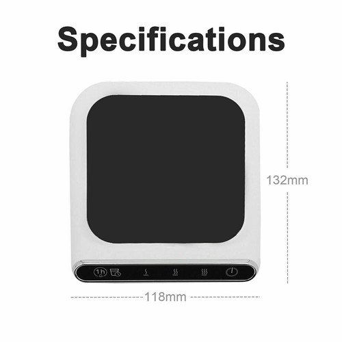Smart USB Coffee Mug Warmer Tea Milk Cup Heater Pad Heating Plate Office Home - Picture 12 of 12