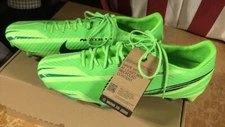 new Nike Zoom MENS 12 Mercurial Vapor 15 Academy MDS FG Soccer Cleat Dream Green