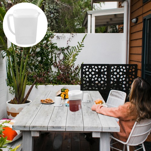 Fridge Door Water Jug with Handle Plastic Pitcher Summer Cold Juice Kettle