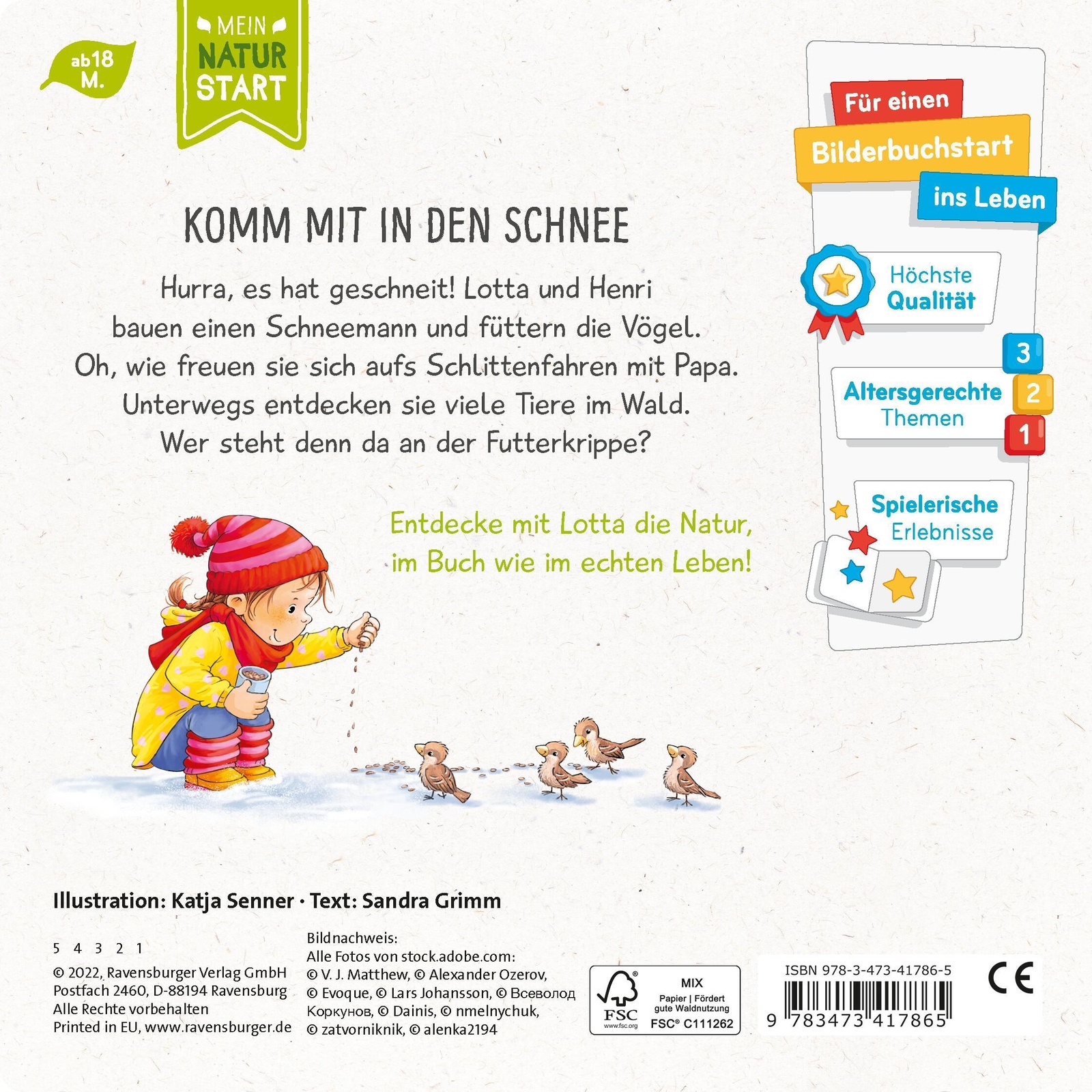 Thumbnail - Lotta Entdeckt Die Welt: Winter | Sandra Grimm | Buch | 16 S. |