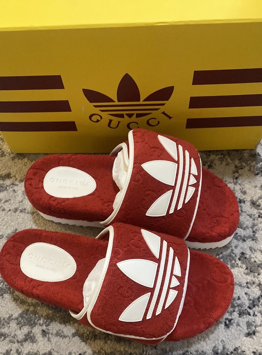Gucci x Adidas Men Magic Sponge GG Demetria Platform Sandal  display picture 3