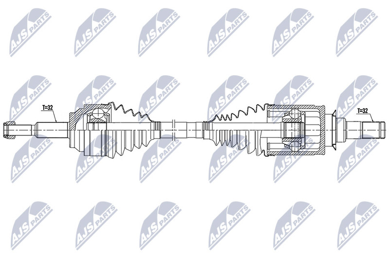 Arbre de transmission pour remorquage en Dodge Durango et Jeep