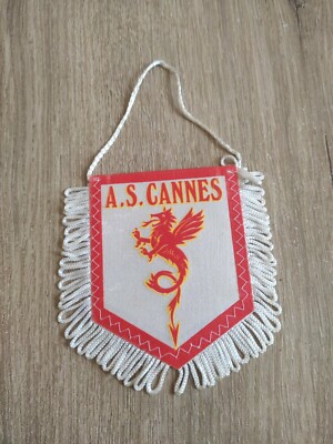 Club AS Cannes fanion vintage foot - football