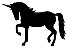 Unicorn Vinyl Decal Sticker | Horse Mythology Fantasy Horned Mythical Beast