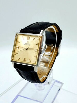 Omega 1962 Automatic Tank Square Stainless Steel Swiss Watch Omega 1962 Automatic Tank Square Stainless Steel Swiss Watch