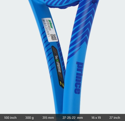 Prince 2025 Ripcord 100 Tennis Racket Racquet 100sq 300g 16x19 G2