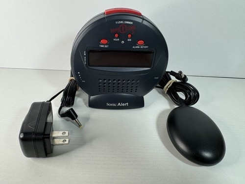 Sonic Bomb Jr. Vibrating Alarm Clock SBJ525ss-v3
