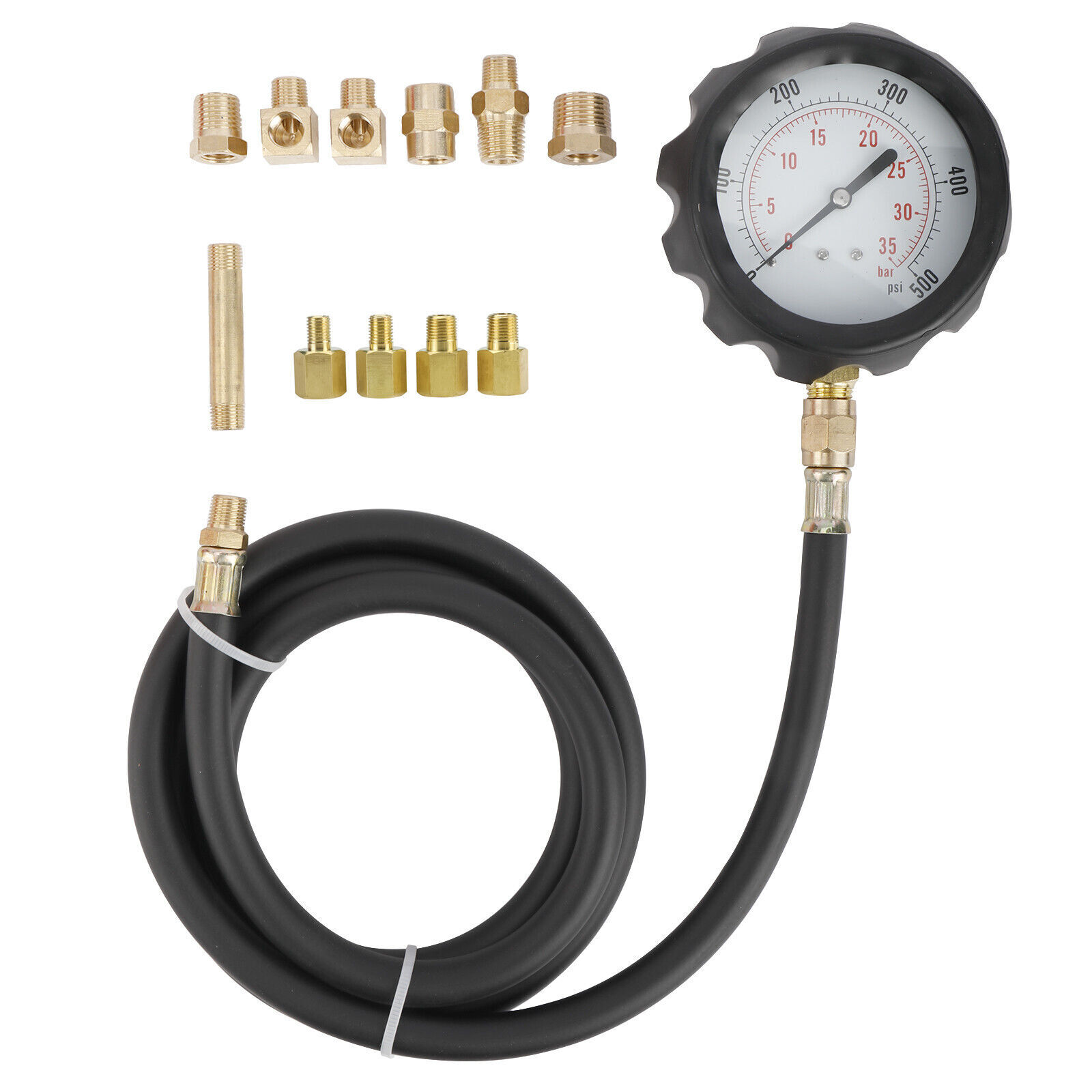 Engine Oil Pressure Gauge Transmission Fluid Diagnostic Tester Tool Kit