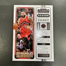 2022 Panini Contenders #15 Fred Vanvleet Mint
