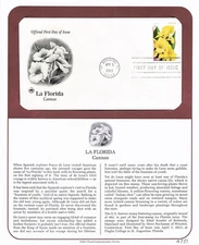 First Day Cover, Postal Commemorative Society 2013, La Florida, Cannas, 4751