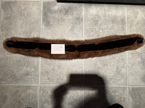 Brand New! 38" x 5" Russian Barguzin Sable Real Fur Scarf Wrap Stole Collar - Picture 6 of 8