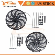 16 Inch 3000 Cfm Universal Radiator Condenser Electric Plastic Cooling Fan 2x 16 Inch 3000 Cfm Universal Radiator Condenser Electric Plastic Cooling Fan 2x