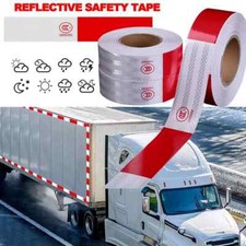 Reflective Tape CONSPICUITY Trailer Safety Warning Sign Auto Truck Red White NEW