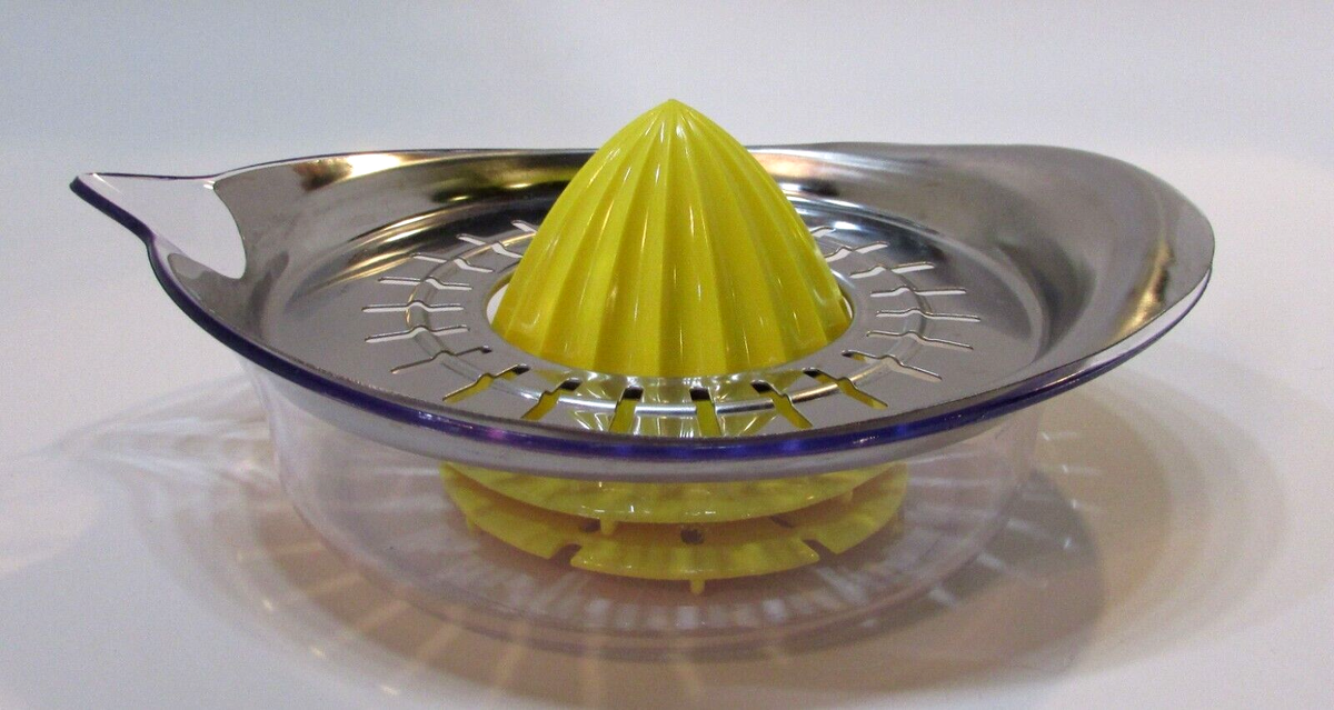 IKEA Spritta Hand Orange Lemon Grapefruit Reamer Juicer Acrylic