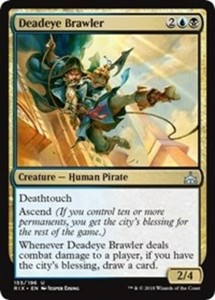 Deadeye Brawler x4 - Rivals of Ixalan - NM-Mint, English - Rivals of Ixalan