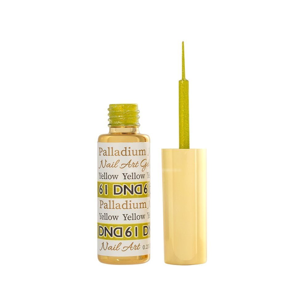 DND Gel Nail Art Liners - Palladium Yellow 61 - 9ml