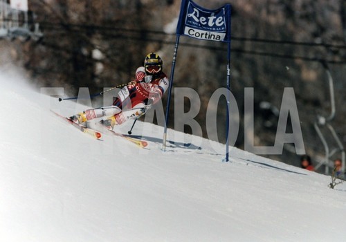 Photo de presse vintage Ski De , Mayer tirage
