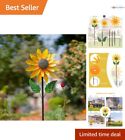 New ListingEasy-Install 56" Sunflower Wind Spinner - Charming Yard and Garden Accessory