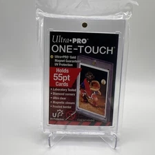 Ultra Pro One-Touch Magnetic Card Holder 55pt Point UV Protection Chrome/Prizm