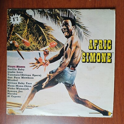 Afric Simone   Nº 2 Vinyl LP Electronic Disco BASF Playa Blanca Mana Mana Chico