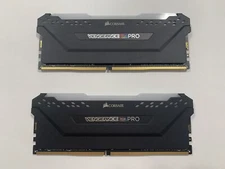 Corsair Vengeance RGB Pro 32GB (2 x 16GB) DDR4 DRAM 3200MHz C16 Memory Kit-Black