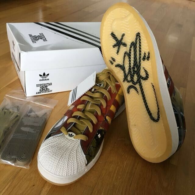Adidas 35th Anniversary Superstar Lee Quinones UK11 Limited Adidas 35th Anniversary Superstar Lee Quinones UK11 Limited