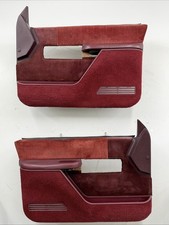 88-94 Chevy Silverado Gmc Sierra Set Of Front Power Door Panels Oem Red