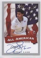 2012 Leaf Signature Series All-American 73/99 Jeremy Lamb #AA-JL1 Auto 0b9