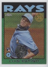 2021 Update Silver Pack 1986 Topps Chrome Baseball Green 18/99 Luis Patino 3q5