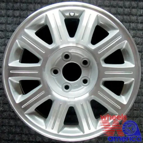 Aro de roda Ford Lincoln Continental Windstar 16 1999-2003 cinza usinado OE 3309 - Imagem 3 de 4