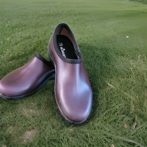 Herrenschuhe Sloggers Garten/Regen Schuhe Größe 11US Braun Clog Slipper Hergestellt in den USA