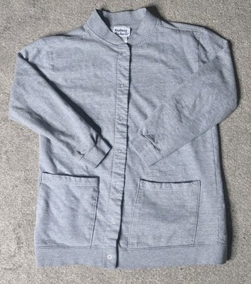 Vintage Anthony Richards Womens M Long Sleeve Snap Up With Pockets Gray. 